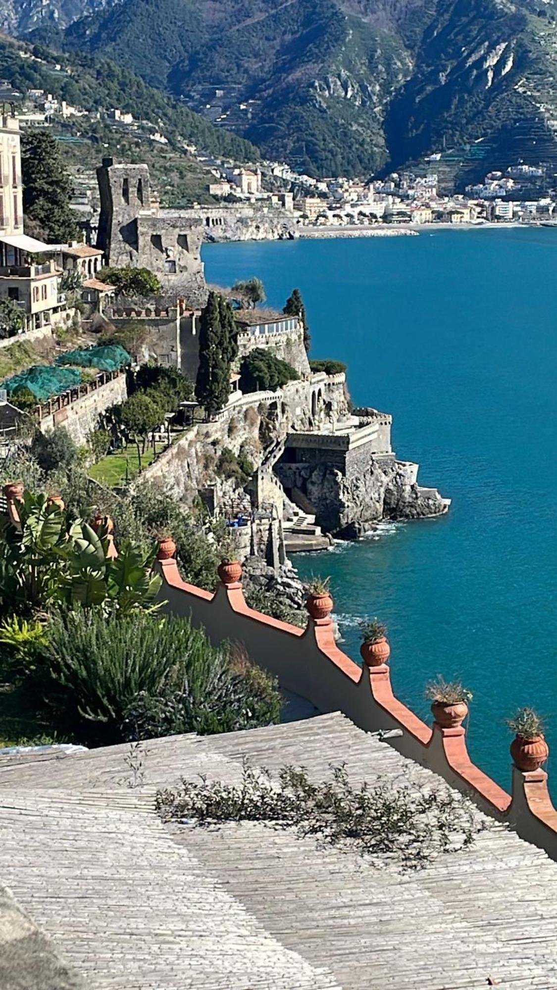 Villa Girasole Luxury Amalfi Coast Минори Экстерьер фото